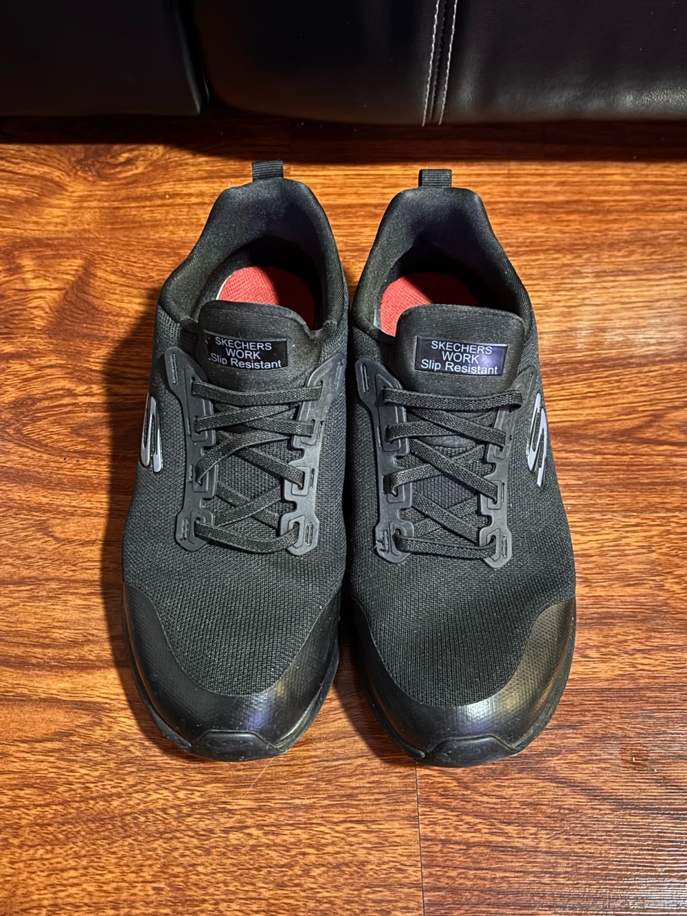 Skechers Women’s Black Slip-Resistant Slip On Sneaker Size 8.5